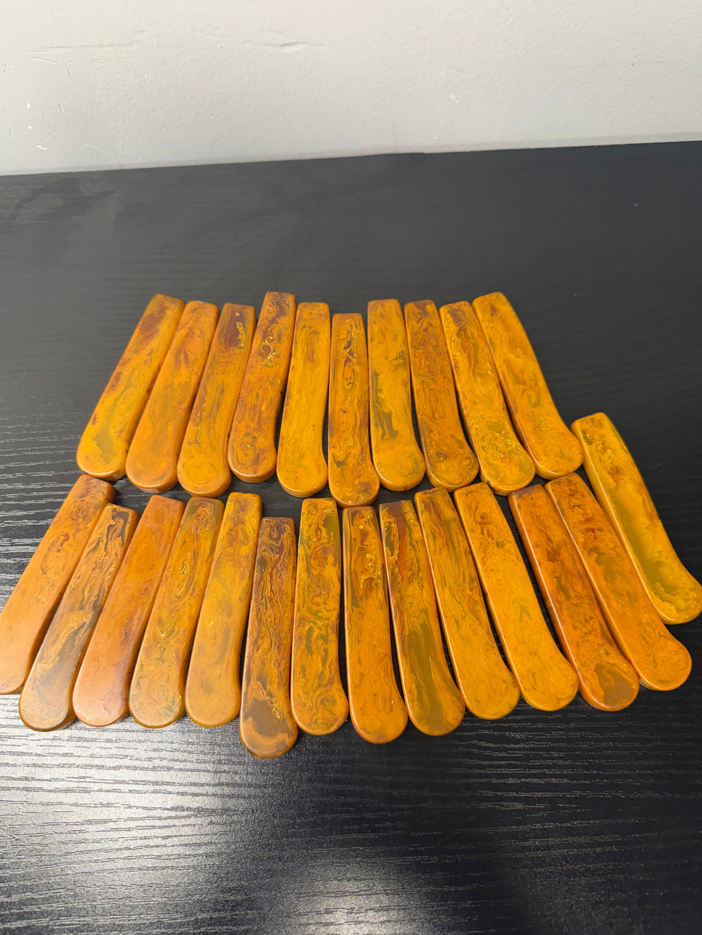 Lot of 24 Vintage Bakelite Flatware Handle No Metal in